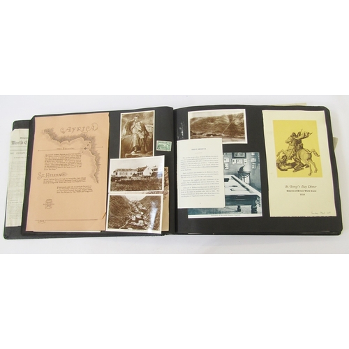 90 - Photographic and written archive relating to Kathleen Grey circa 1939, in two albums and a folder, d... 