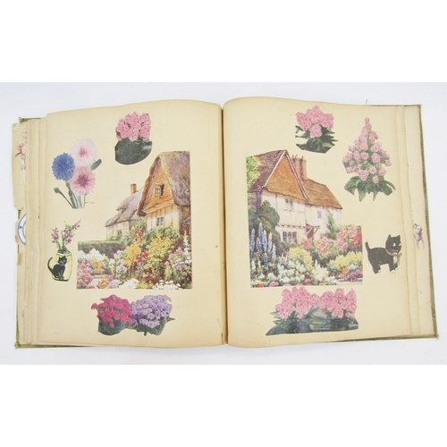 92 - Assorted ephemera and other paper collectables including an early 20th century scrap album, postcard... 