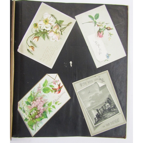 92 - Assorted ephemera and other paper collectables including an early 20th century scrap album, postcard... 