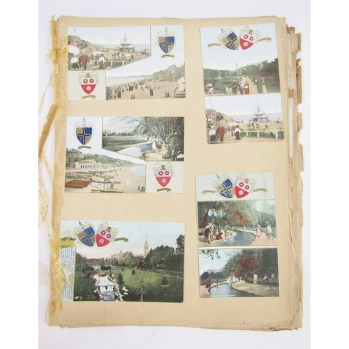 92 - Assorted ephemera and other paper collectables including an early 20th century scrap album, postcard... 