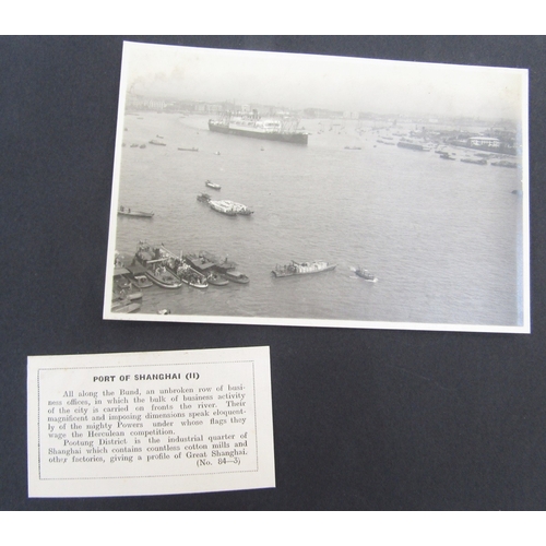 94 - Early 20th century Chinese photograph album containing photographs of topographical interest and sce... 