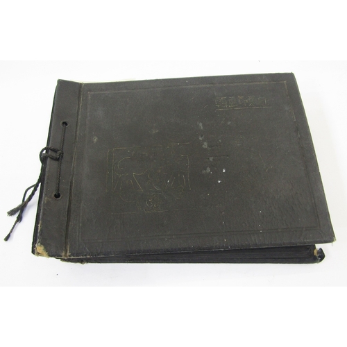 94 - Early 20th century Chinese photograph album containing photographs of topographical interest and sce... 