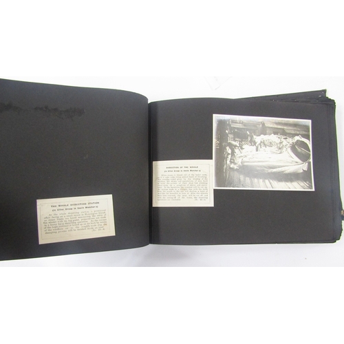 94 - Early 20th century Chinese photograph album containing photographs of topographical interest and sce... 