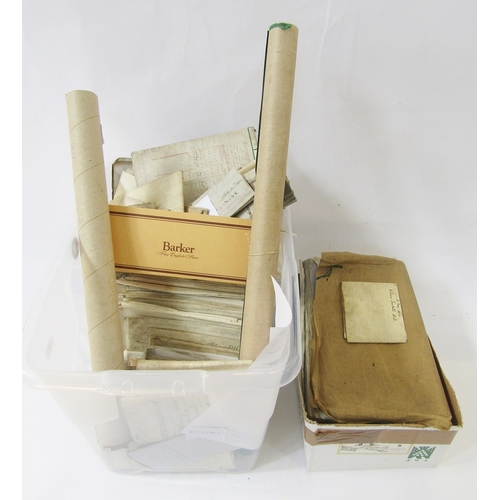 95 - Quantity of indentures, wills and other documents, 17th century and later, to include will dated 8th... 