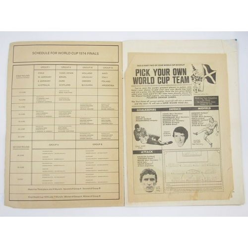 96 - The World Cup 1974 sticker album by FKS Publishers Limited, mostly complete