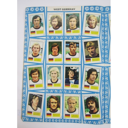 96 - The World Cup 1974 sticker album by FKS Publishers Limited, mostly complete