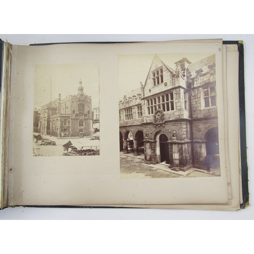 97 - Quantity of assorted ephemera including large photograph album, late 19th/early 20th century black a... 