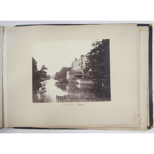 97 - Quantity of assorted ephemera including large photograph album, late 19th/early 20th century black a... 