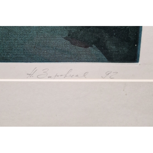 351 - Natalia Zaloznaya (Belarus, b.1960)
 Screenprint
 