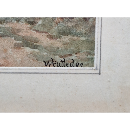 359 - William Rutledge (Australian, 1924-1993)
 Watercolour
 Rural scene with dwelling and tree next to tr... 