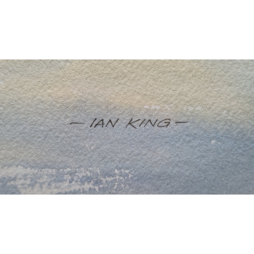 363 - Ian King (20th century)
 Watercolour
 View of Brewhouse Yard Museum, Nottingham, signed lower left, ... 