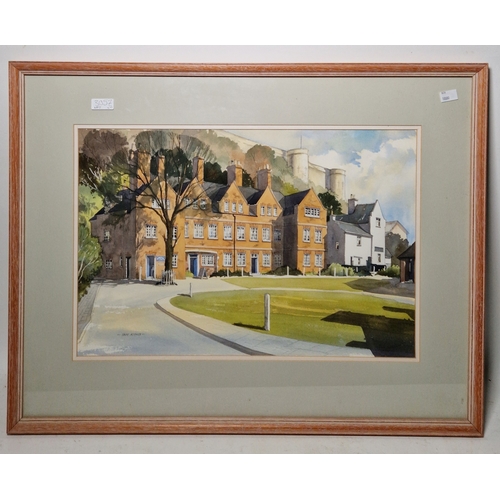 363 - Ian King (20th century)
 Watercolour
 View of Brewhouse Yard Museum, Nottingham, signed lower left, ... 