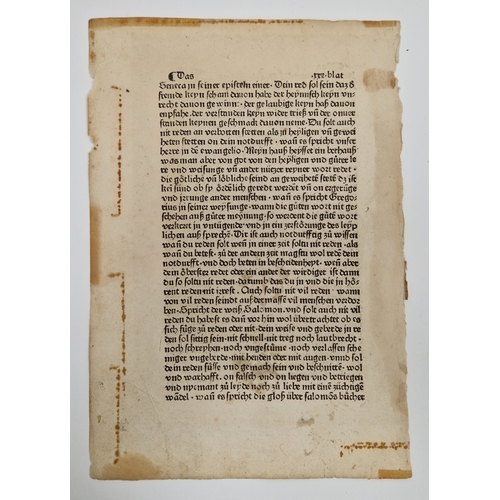 390 - After Horatius Flaccus (Quintus)
 Woodcut printed by Johan Gruninger, possibly 16th century
 From Op... 