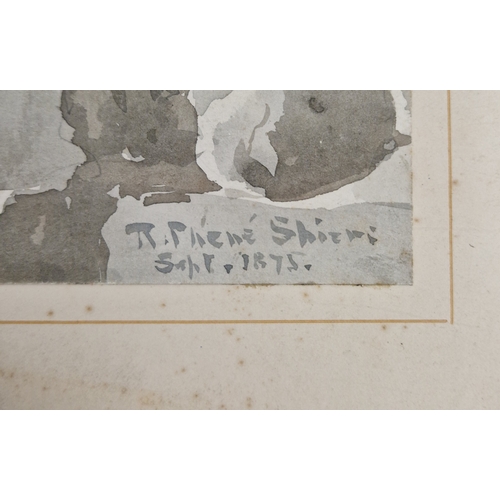 393 - Richard Phene Spiers (1838-1916)
 Watercolour
 