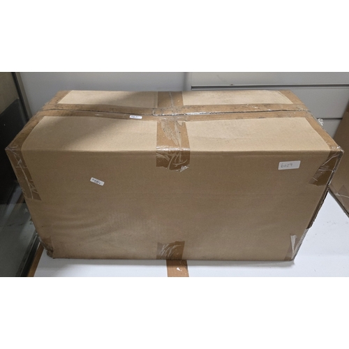 182 - Contemporary Michael Kors counter top shop display cabinet of rectangular form, comprising five glas... 