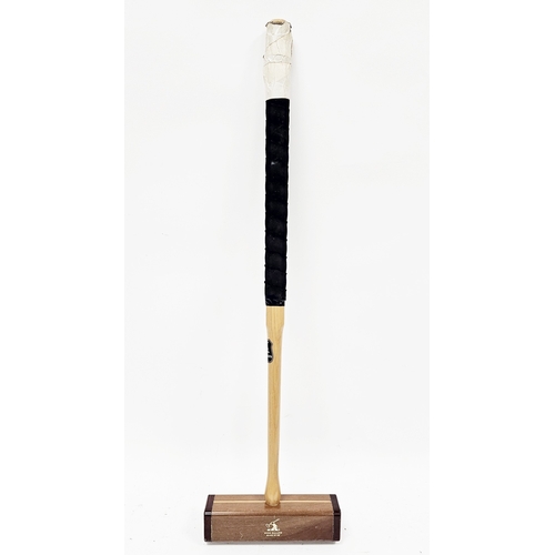 190A - Wood Mallets of New Zealand ' The Croquet Association ' croquet mallet, 84cm long (please note VAT w... 