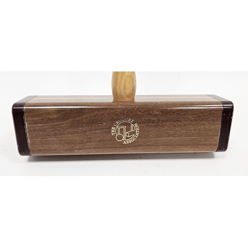 190A - Wood Mallets of New Zealand ' The Croquet Association ' croquet mallet, 84cm long (please note VAT w... 
