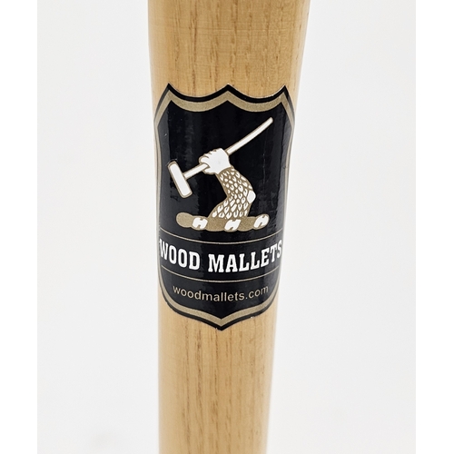 190A - Wood Mallets of New Zealand ' The Croquet Association ' croquet mallet, 84cm long (please note VAT w... 