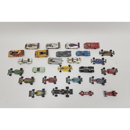 211 - Large quantity of playworn Onyx and other diecast model cars to include Jaguar XJR-9 #2, Porsche 962... 