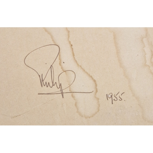 244 - Pair of large photographic prints of H.M. Queen Elizabeth II and H.M. Prince Philip by Baron Studios... 