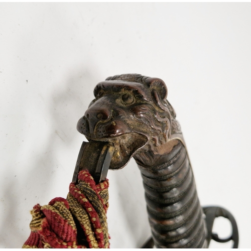 250 - British 1803 pattern infantry flank officer's sword by Osborn & Gunby, etched foliate decoration thr... 