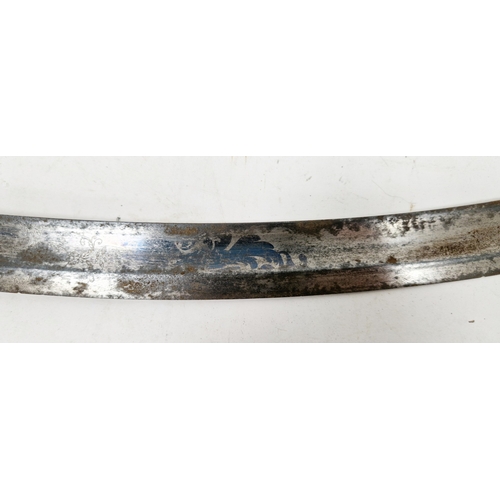 250 - British 1803 pattern infantry flank officer's sword by Osborn & Gunby, etched foliate decoration thr... 