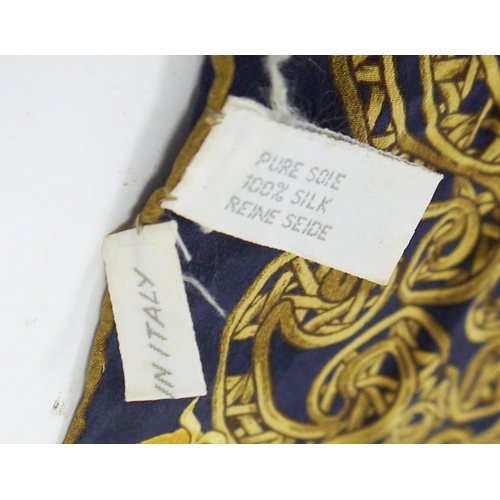 285 - Christian Dior silk scarf, 62cm x 62cm