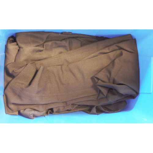686 - Collection of approx 13 Royal Naval and other black trousers, various makes including H Edgard & Son... 