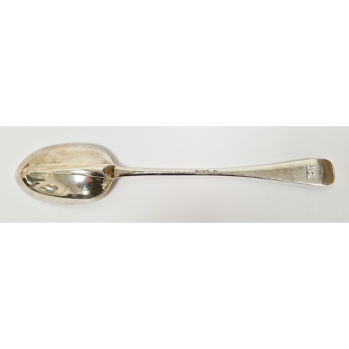 310 - Victorian silver gravy spoon, with rattail, London, 1896, approx. 3/58 ozt