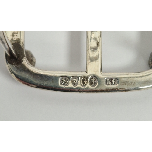 313 - Victorian silver four-division toastrack by Edward Gilbert, London 1882, of pointed arch design, 9cm... 