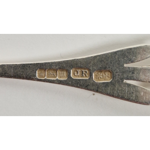 326 - Group of silver teaspoons, including: a late Victorian trefoil Britannia silver teaspoon, hallmarked... 