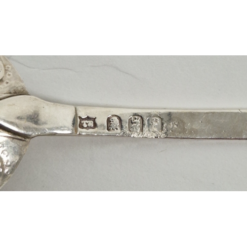 326 - Group of silver teaspoons, including: a late Victorian trefoil Britannia silver teaspoon, hallmarked... 
