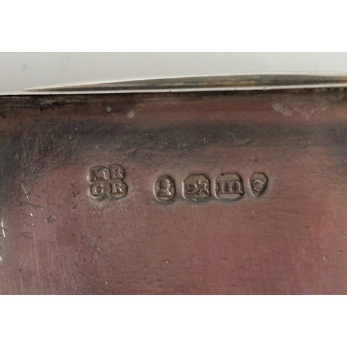 338 - Victorian silver snuff-box and cover, engraved ETHEL/1901, gilt interior, hallmarked Birmingham, 183... 