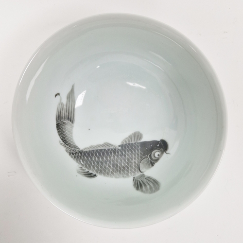 92 - Japanese porcelain bowl, late Meiji period/early 20th century, attributed to Miura Chikusen, signed ... 