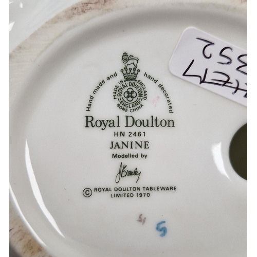 10 - Collection of porcelain and pottery figures of ladies, including a late 19th century Staffordshire p... 