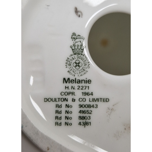 10 - Collection of porcelain and pottery figures of ladies, including a late 19th century Staffordshire p... 