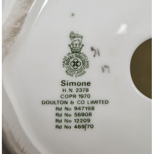 11 - Collection of Royal Doulton and Nao figures of ladies, the Royal Doulton comprising Amy HN3316, Cynt... 