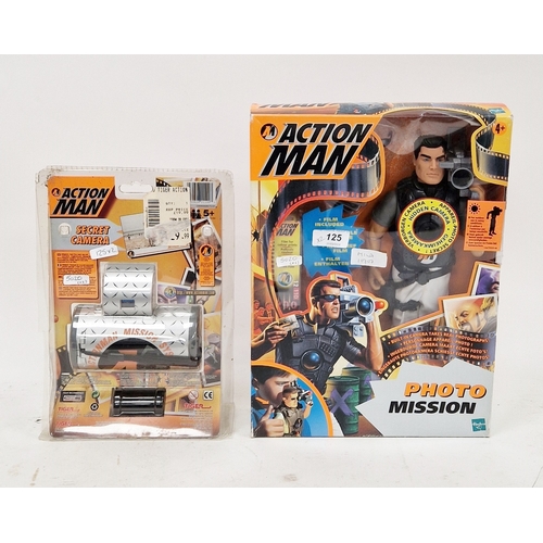 125 - Boxed Hasbro Action Man ' Photo Mission ' figure with hidden camera, 089876505185 together with a Ti... 