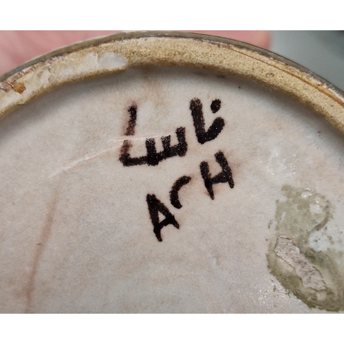 23 - Group of contemporary Moroccan pottery including a tagine dish and conical cover, a turquoise glazed... 