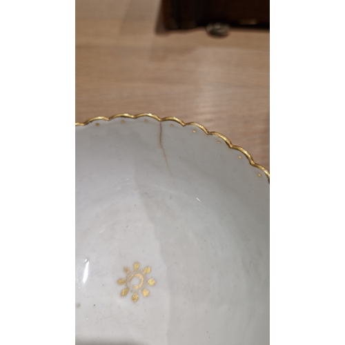 29 - English porcelain turquoise ground composite part tea and dessert service in the Minton style, impre... 