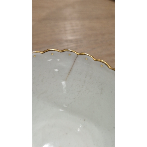 29 - English porcelain turquoise ground composite part tea and dessert service in the Minton style, impre... 