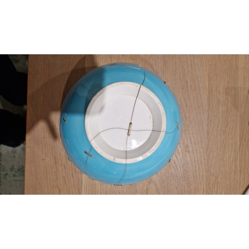 29 - English porcelain turquoise ground composite part tea and dessert service in the Minton style, impre... 