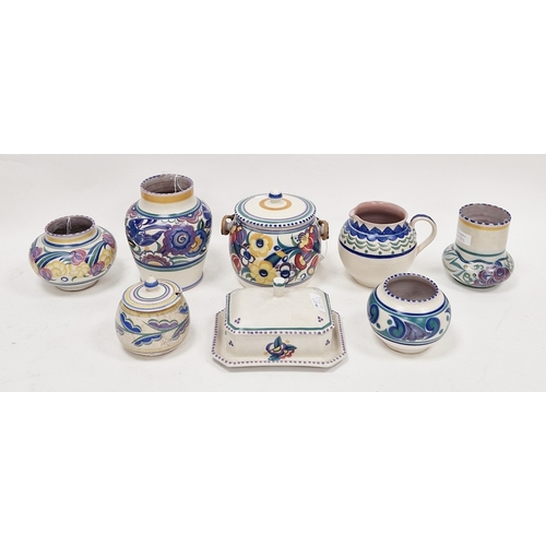 3 - Collection of Poole Pottery, impressed Carter, Stabler & Adams Ltd, various painted initials and num... 