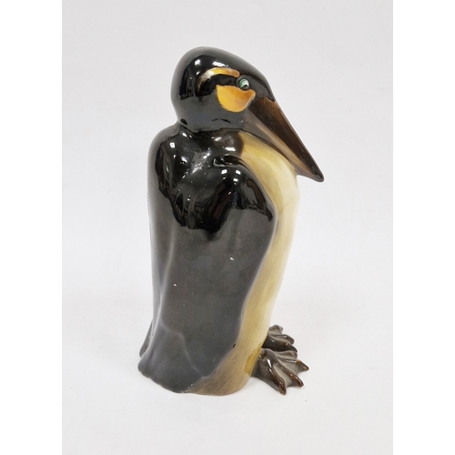 63 - Royal Doulton model of a penguin, printed green factory marks, HN2958, impressed shape no.125, natur... 