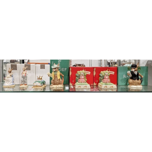 66 - Collection of Royal Doulton Bunnykins figures including Mother and Baby Bunnykins limited edition 29... 