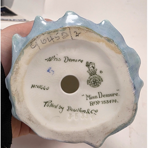 83 - Royal Doulton bone china figure of The Hinged Parasol, painted and printed green marks, HN1378, impr... 