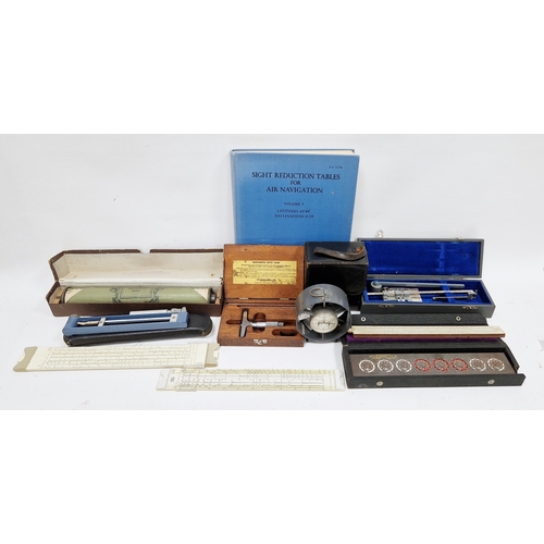 Early 20th-century The Lufkin Rule Co micrometer depth gauge, together ...