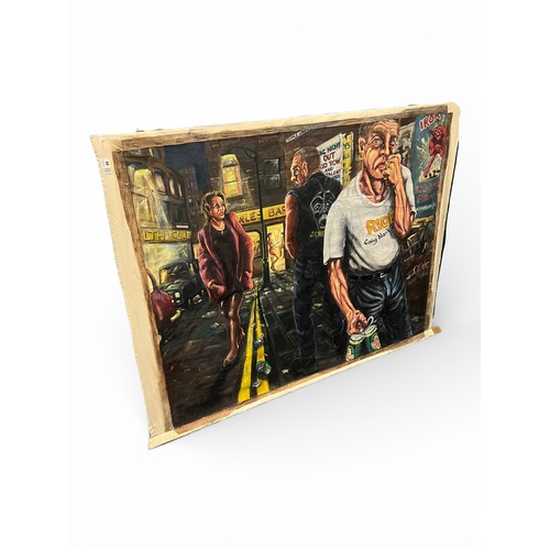 27 - Carl Francis Edward Hodgson “Freemen City” Version II (1993) – 128cm x 170cm