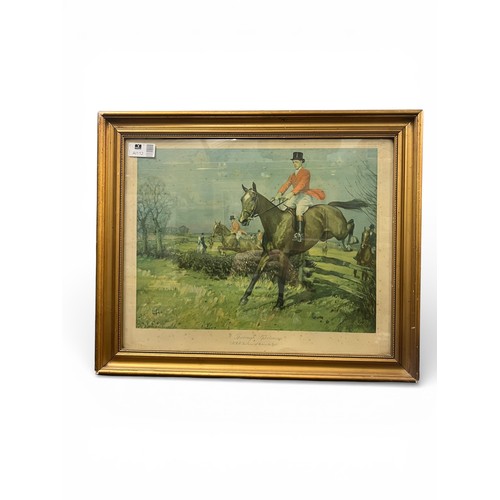 57 - Print of the Prince of Wales as a Sportsman – 49cm (H) x 59cm (W)