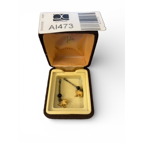 97 - Pair of Small Elephant Earrings